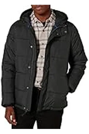 Amazon Zwaar gewicht Hooded Puffer jas jurk, , L