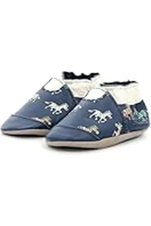 Robeez Crazy Zebra pantoffels voor jongens, , 19/20 EU