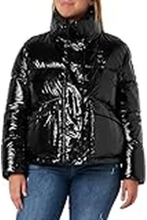 Blauer Korte jas, gevoerd, verenjas voor dames, , XL