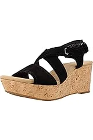 Clarks Dames Rose Way Sandaal, 41 EU, , 41 EU