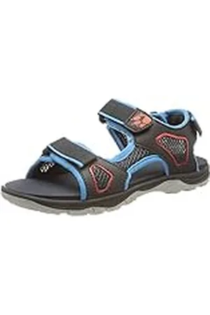 Jack Wolfskin Uniseks Kind TARACO BEACH SANDAL K , Blauw / Rood, 26 EU