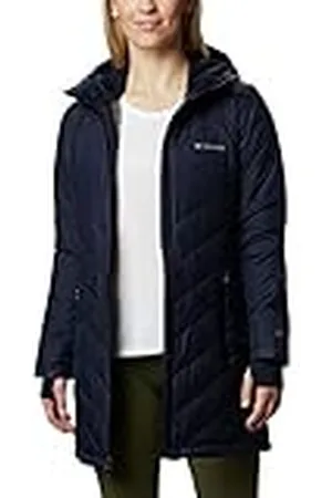 Columbia Hemelse lange jas met capuchon voor dames, , S