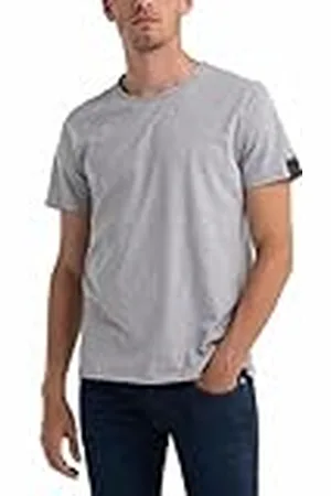 Replay Heren-T-shirt met korte mouwen en ronde hals, , S