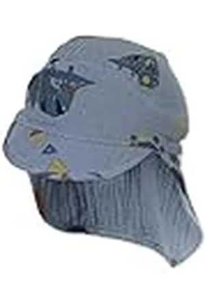 Sterntaler Uniseks kinderpet met klep, nek, dinosaurus, kindermuts, , 49 cm