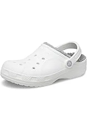 Crocs Unisex-Adult Ralen gevoerde klomp., Wit/Licht Grijs, 15 Women/13 Men