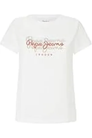 Pepe Jeans Dames Galey, T-shirt, wit, L, , L