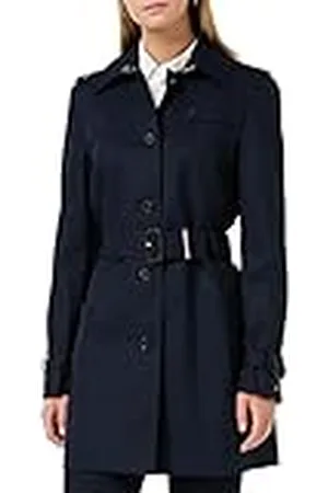 Tommy Hilfiger Heritage Single Breasted Trench overgangsjas voor dames, blauw , XXS