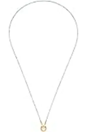 Leonardo Leonardo Jewels Ketting Clip & Mix Pippa, delicate ketting van roestvrij staal, natuurlijke Amazonietkralen, voor het ophangen van bedels, 70 cm lengte, cadeau dames, 023748, 70 cm, Roestvrij staal