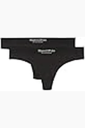 Marc O’ Polo Marc O´Polo Iconic Rib 2-pack Thong slipjes Tanga, , maat XS dames, , XS