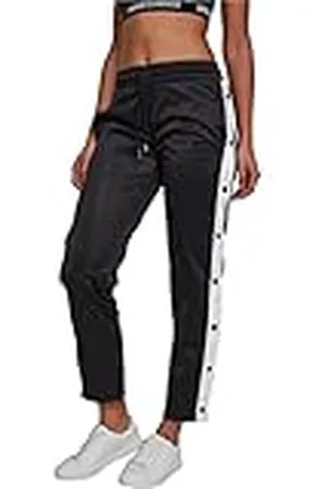 Urban classics Dames Button Up Track Sportbroek, , S