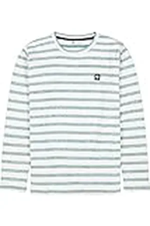 Garcia Heren T-shirt met lange mouwen, Cream Melee, 3XL