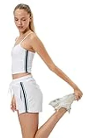 Koton Dames Trekkoord Stripe Detail Mini Sport Shorts, , M