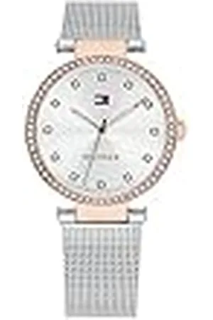 Tommy Hilfiger Dames analoog kwarts horloge met roestvrij stalen band 1782506
