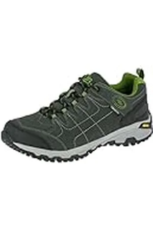 BRUTTING Mount Shasta Low Uniseks volwassenen Halfhoge trekking- & wandelschoenen, Antraciet/groen, 41 EU