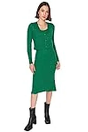 Trendyol Dames Maxi Bodycon Slanke Gebreide Jurk, , M