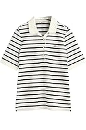 GANT Slim Striped Shield SS Pique Polo, , XS
