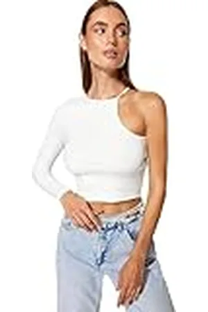 Trendyol Vrouwen Regelmatige Asymmetrische Asymmetrische Kraag Geweven Blouse, , XS