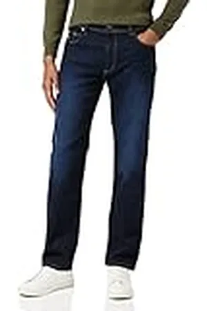 Bugatti Heren Jeans Regular Fit Five-Pocket Katoen Stretch Denim, , 33W / 30L