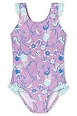 Schiesser Badpak voor meisjes - Aqua Kids Girls - maat 92 tot 140, , 92 cm