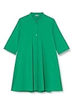 Samoon Dames 280022-21075 jurk, Really Green, 54, , 54 NL