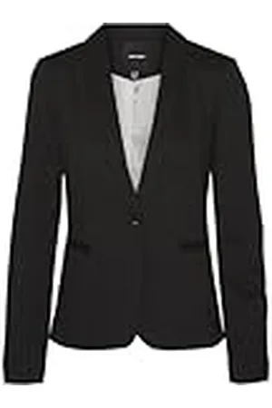 VERO MODA Dames VMHARUKIMO LS Classic Jersey NOOS Blazer, Zwart, 34, , 34