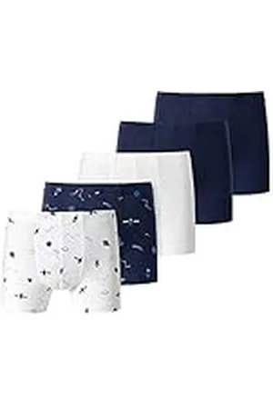 Schiesser Jungen 5 Pack Boxershort Unterhosen - 95/5 Organic Bio Baumwolle - Größe 92 bis 140