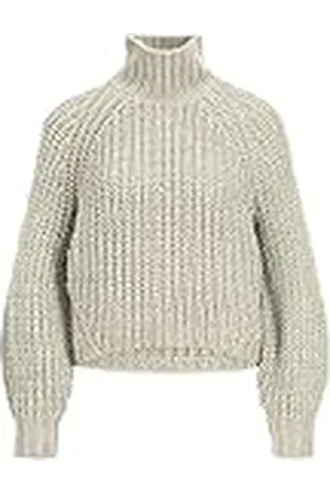JJXX Dames Jxkelvy Chunky High Neck Knit Sn Jumper, Bone Wit, XL