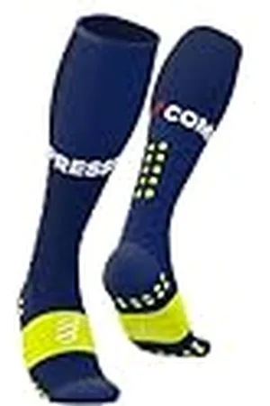 Compressport Full Socks Run Sokken, Sodalite Blue, 45-48 Uniseks sokken voor volwassenen