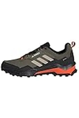 adidas Heren Terrex AX4 GORE-TEX Hiking Shoes, Olive Strata/Wonder Beige/Core Black, 40 EU