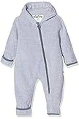 Playshoes Unisex baby fleece overall gemêleerd rompertje, , 74 cm
