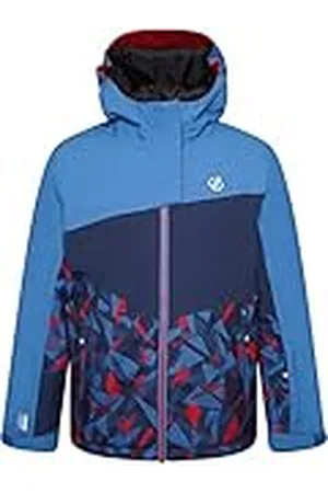 Dare 2B Dare 2b Humor II Jas Ski-jack voor kinderen, waterdicht en ademend - Gerecycleerde stof, sneeuwvang, getapete naden, 2 lagere zakken met rits, verstelbare technische capuchon