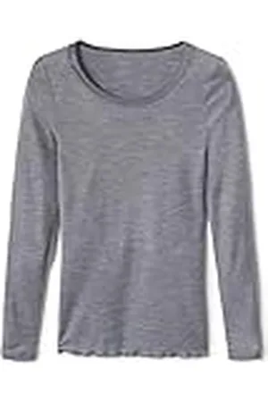 Calida True Confidence shirt met lange mouwen voor dames, van wolzijde, fijne rib, temperatuurregulerend en geurneutraliserend, , 36-38