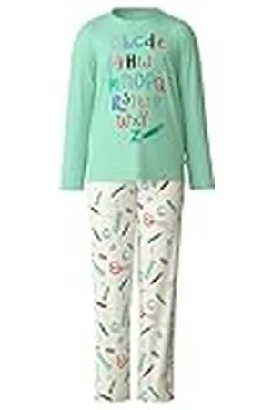 Calida Kinderpyjama voor meisjes, van 100% biologisch katoen, , 164-170