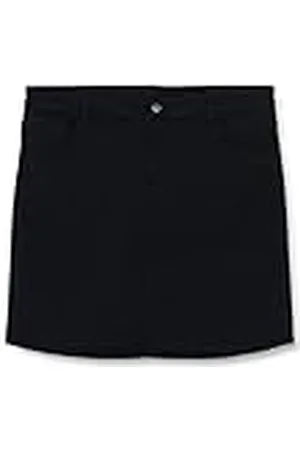 Armani Exchange Dames Essential, Mini Lengte, Back Metal Logo Black 6 Skirt, 6, , 40W