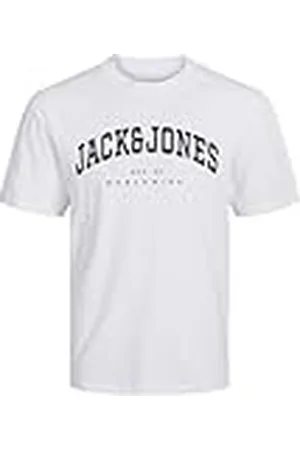 JACK & JONES Jjecaleb Varsity Tee Ss O-Neck Sn Jnr T-shirt voor jongens, , 140