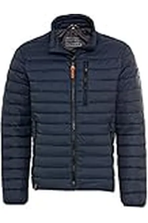 Camel Active Herenjas, lichte gewatteerde jas, zonder capuchon, donkerblauw (night blue), 56