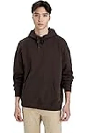 DeFacto Heren hoodie pullover - stijlvolle hoodie voor mannen - trendy herentrui met capuchon - hoodie voor mannen pullover met capuchon voor heren - comfortabele hoodies voor mannen, , S