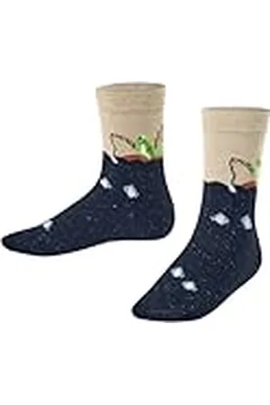 Falke Uniseks-kind Sokken Fishing Frog K So katoen gedessineerd 1 paar, , 19-22