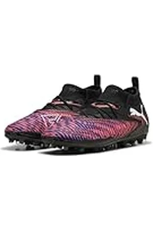PUMA Future 8 Match MG JR voetbalschoen, zwart wit-gloeiend rood, 12 UK, Zwart Wit Gloeiend Rood, 31 EU