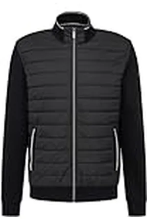 Bugatti Sweatshirt voor heren, basic, stiksel, lange mouwen, ritssluiting, , L