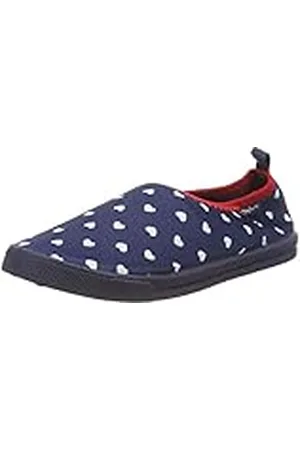 Playshoes Jongens Unisex Kinderen Aqua Schoenen Slipper Harten, marineblauw, 22/23 EU