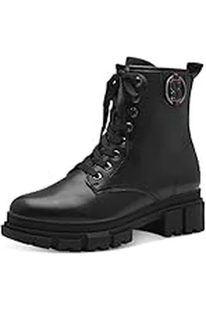 QS by s.Oliver Dames Lace Boot Flat 5-25210-43 Enkellaarsjes, , 39 EU