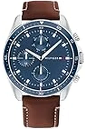 Tommy Hilfiger Heren multiwijzerplaat kwarts horloge en armband bundel, , Eén maat, Horloge