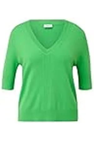 QS by s.Oliver Pullover met gatenpatroon, korte mouwen, , 34