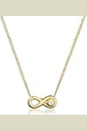 DIAMORE Elli Halsketting Infinity Ewig Diamant (0.015 ct.) 585 Gelbgold
