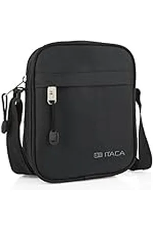 Itaca Crossbody Bag Heren, Schoudertas Dames, Schoudertas, Shoulder Bag Man, Shoulder Bag - Stijlvol en Veelzijdig, Zwart