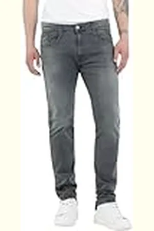 Replay Anbass Slim Fit herenjeans met comfort stretch, donkergrijs 096, 29W / 32L