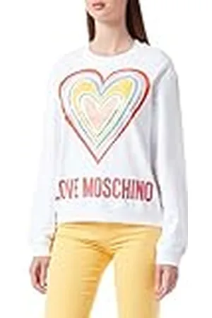 Moschino Dames Multicolor Heart Sweatshirt, , 46