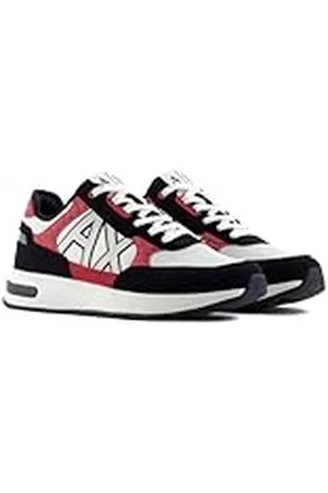 Armani Exchange Dusseldorf sneakers voor heren met geometrische motieven, , 43 EU