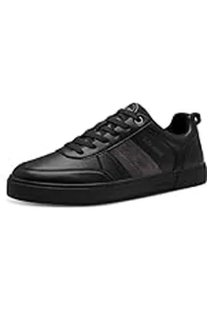 QS by s.Oliver Heren Sneaker plat Low Top Vegan, (BLACK), 46, , 46 EU